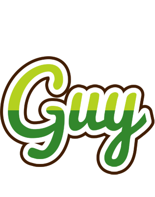Guy golfing logo