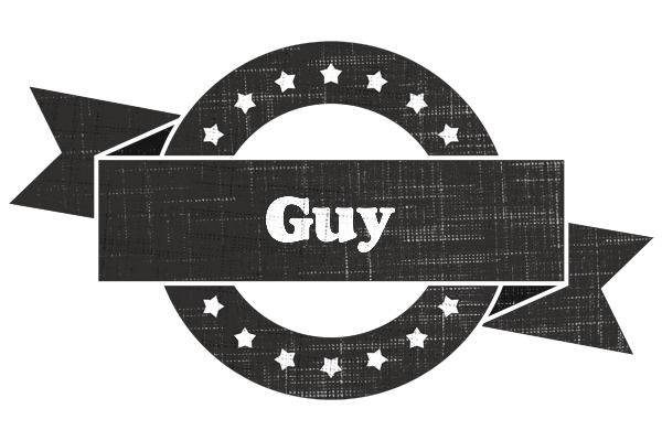 Guy grunge logo