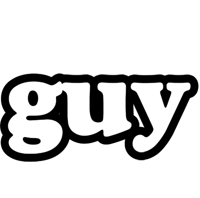 Guy panda logo