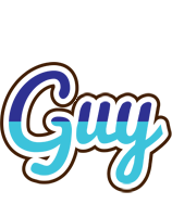 Guy raining logo