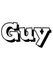 Guy snowing logo