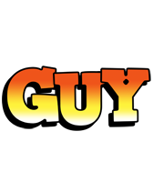 Guy sunset logo