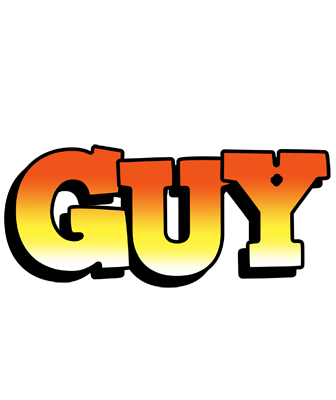 Guy sunset logo