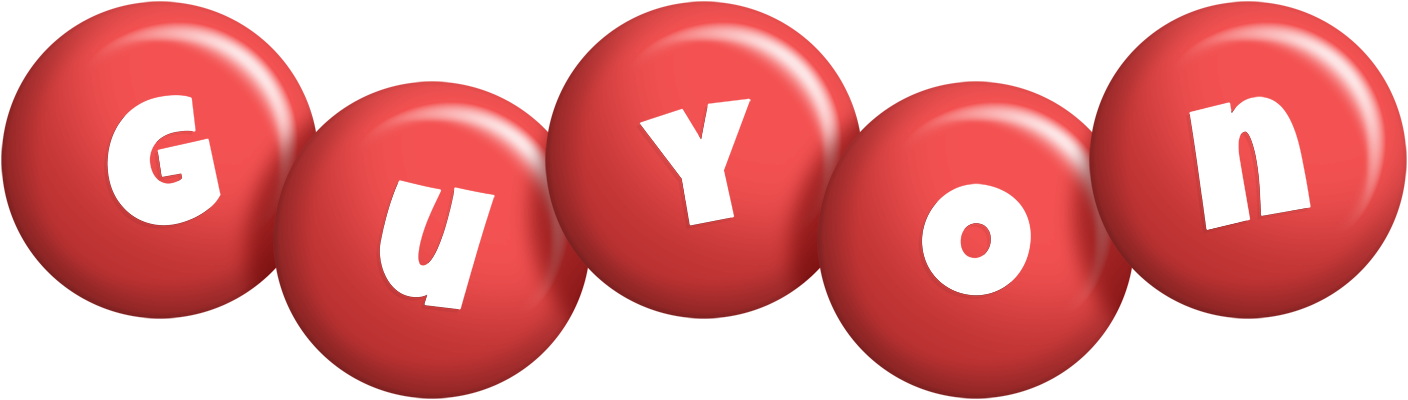Guyon candy-red logo