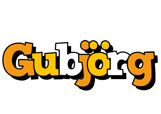 Guðbjörg cartoon logo