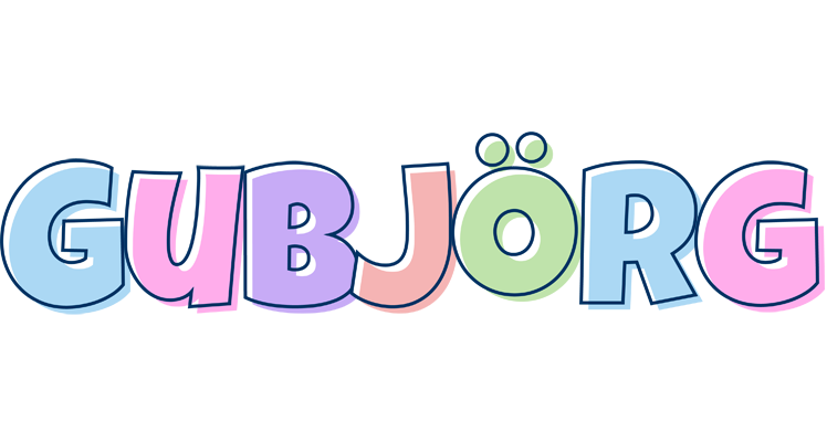Guðbjörg pastel logo
