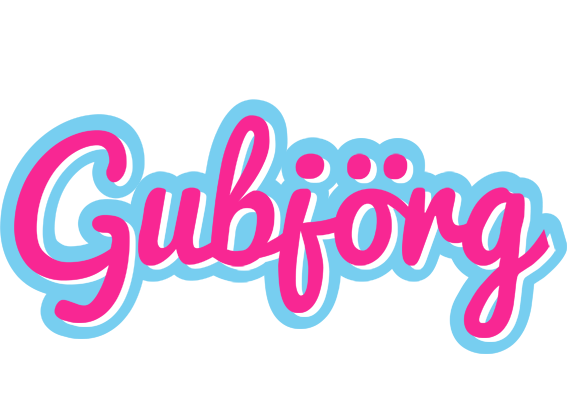 Guðbjörg popstar logo