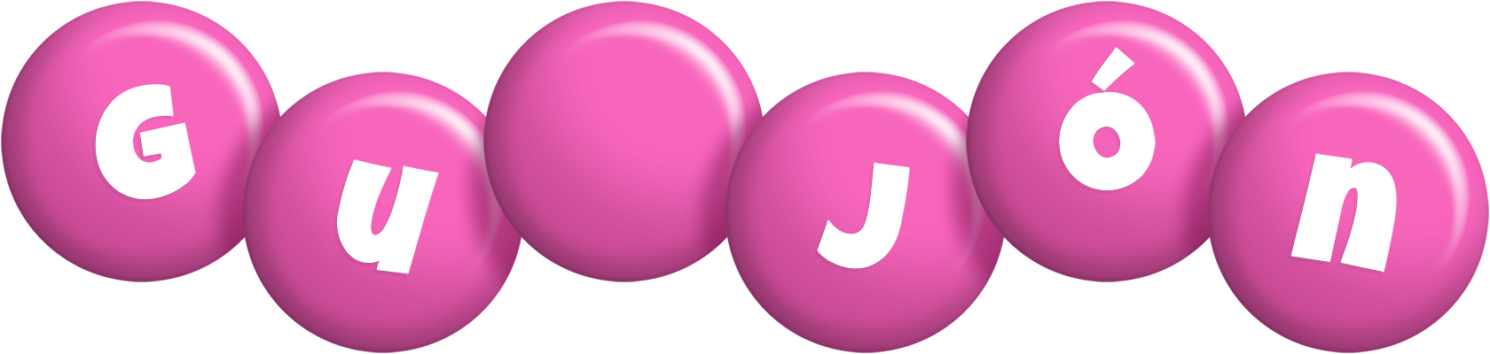Guðjón candy-pink logo