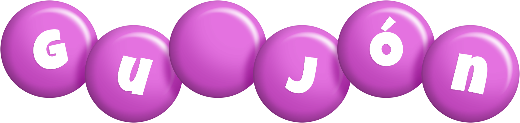 Guðjón candy-purple logo
