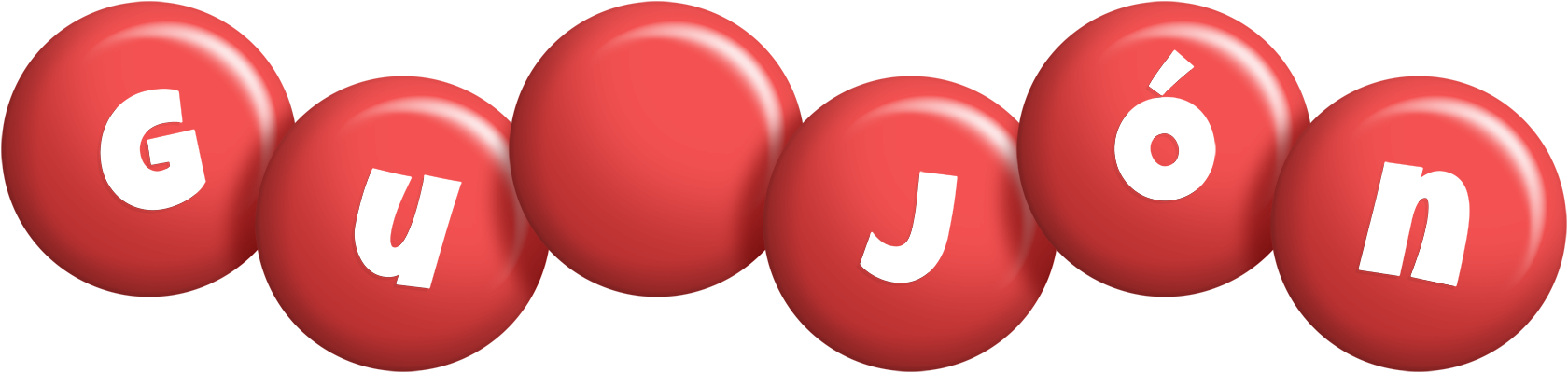 Guðjón candy-red logo