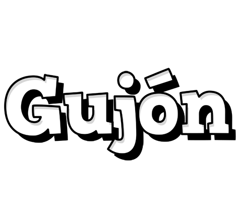 Guðjón snowing logo