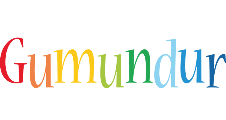 Guðmundur birthday logo