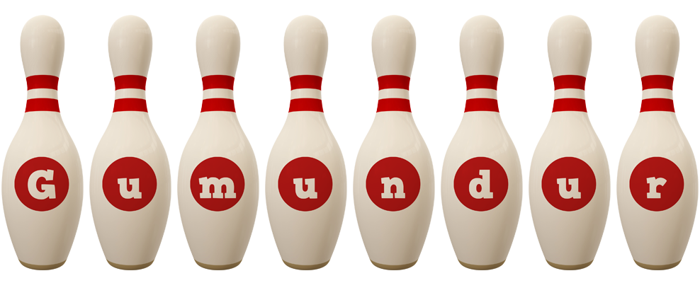 Guðmundur bowling-pin logo