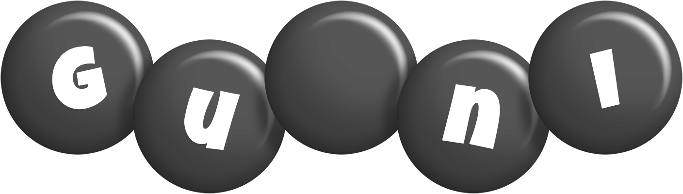 Guðni candy-black logo