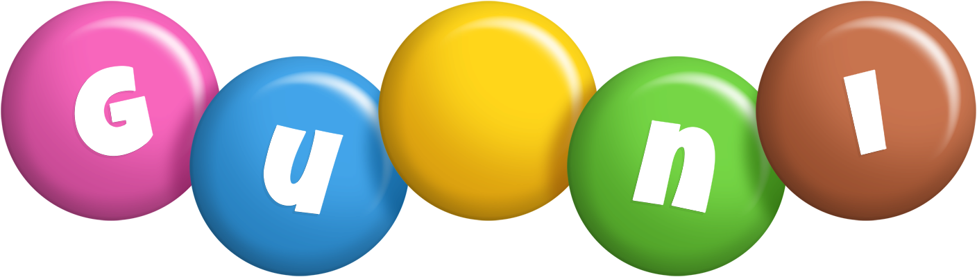 Guðni candy logo