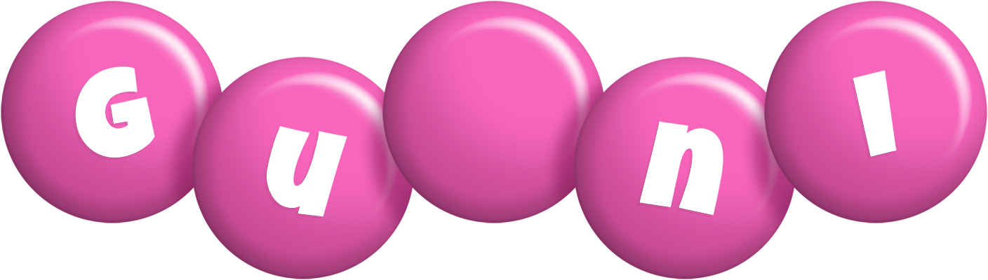 Guðni candy-pink logo