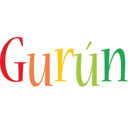 Guðrún birthday logo