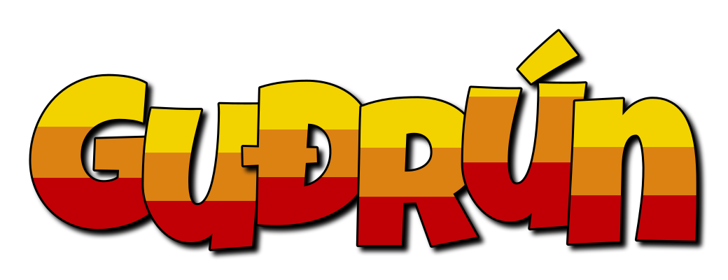Guðrún jungle logo