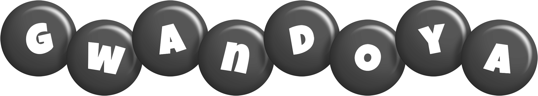Gwandoya candy-black logo