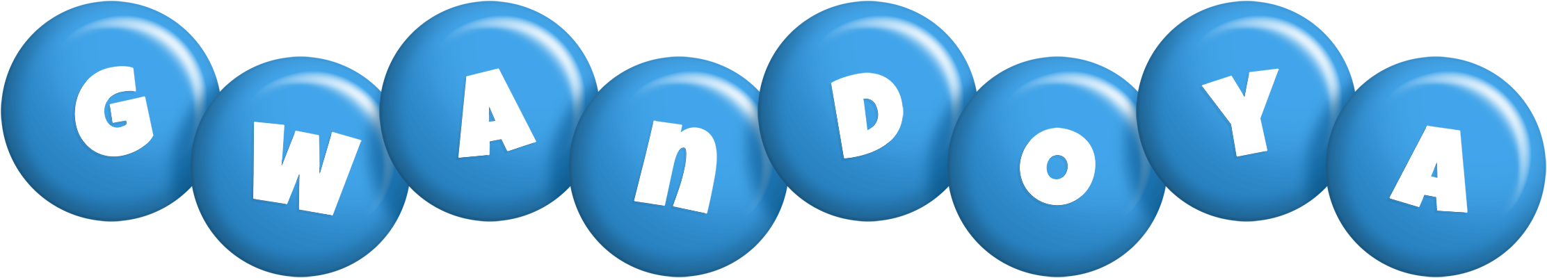 Gwandoya candy-blue logo