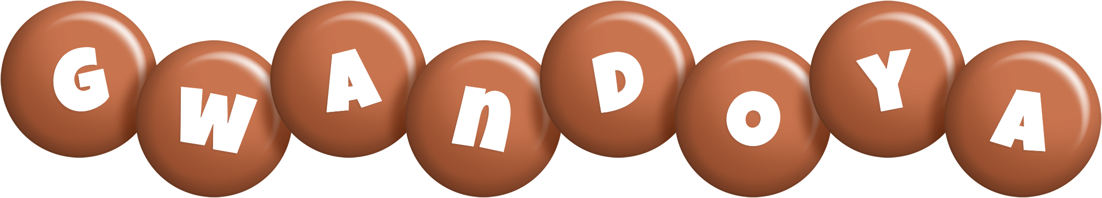 Gwandoya candy-brown logo