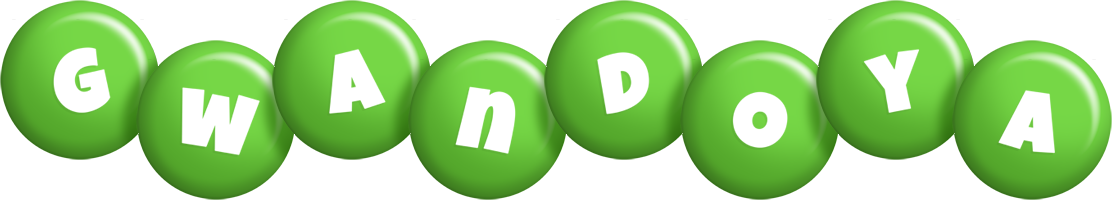 Gwandoya candy-green logo