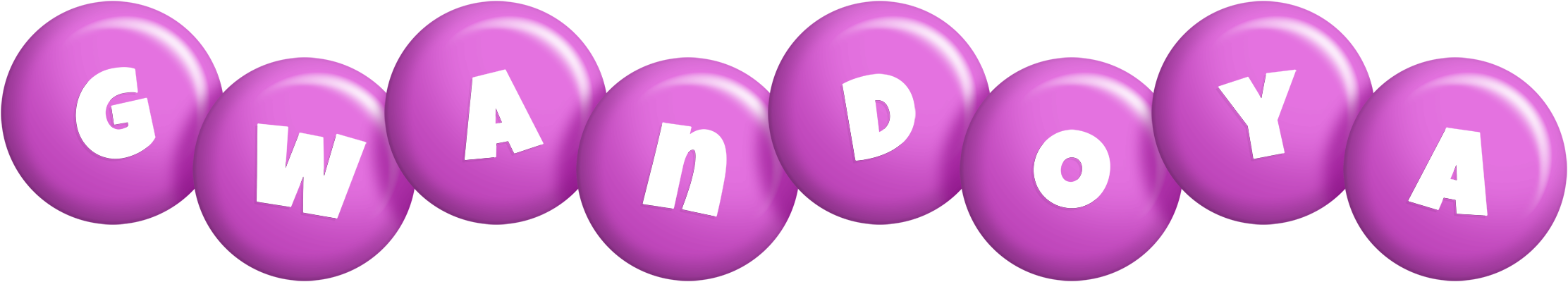 Gwandoya candy-purple logo