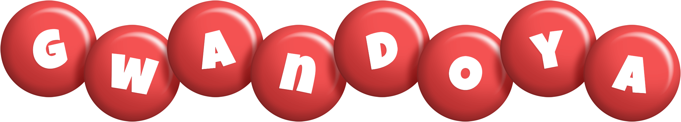 Gwandoya candy-red logo