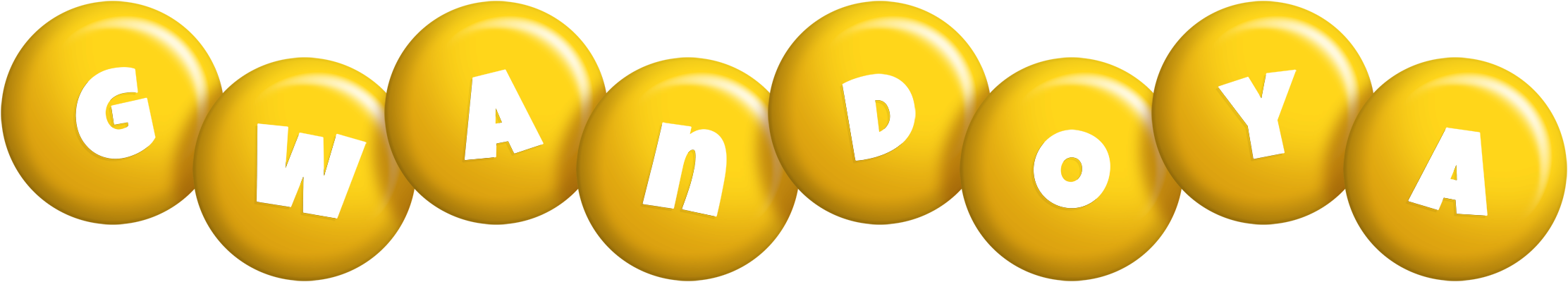Gwandoya candy-yellow logo