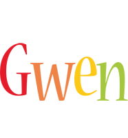 Gwen birthday logo