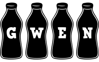 Gwen bottle logo