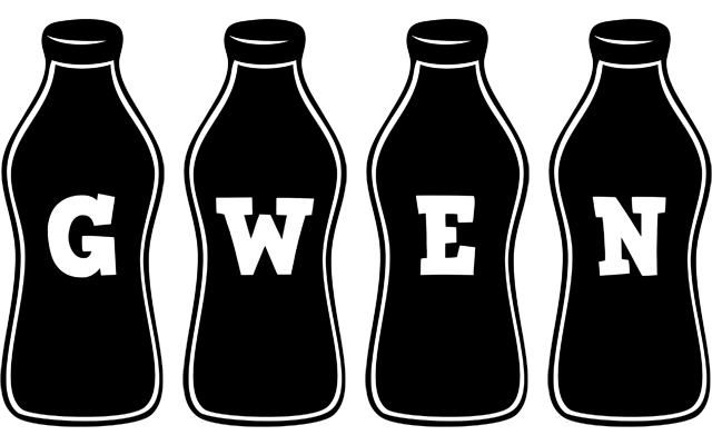 Gwen bottle logo