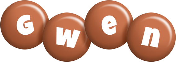 Gwen candy-brown logo
