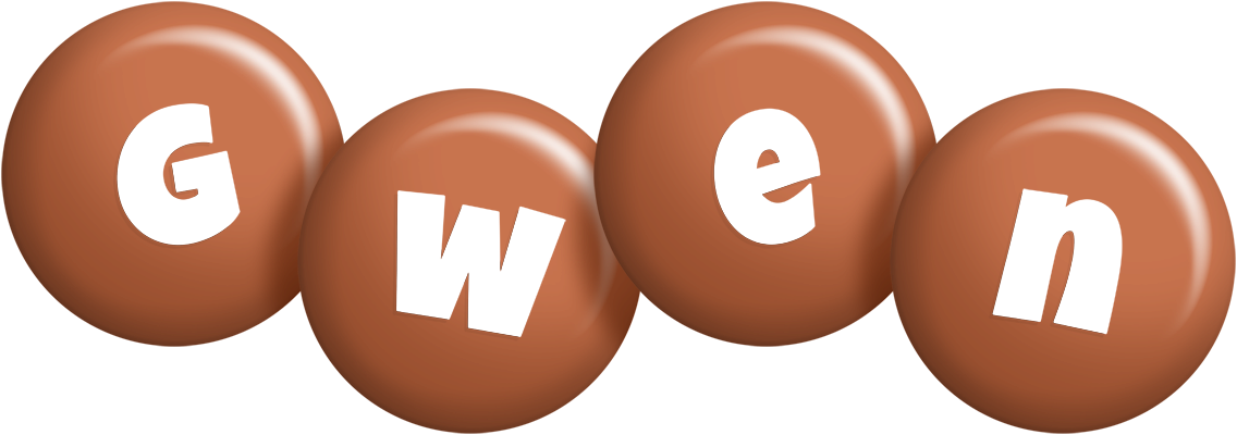 Gwen candy-brown logo