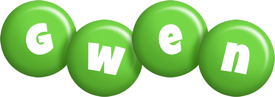 Gwen candy-green logo