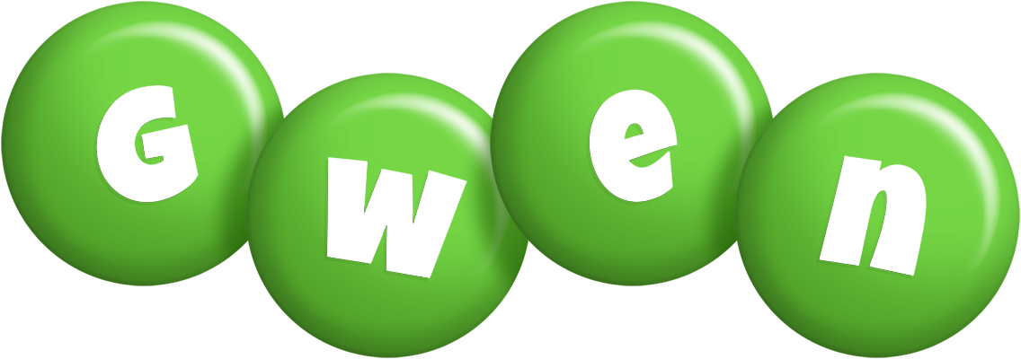 Gwen candy-green logo