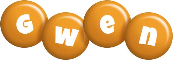 Gwen candy-orange logo