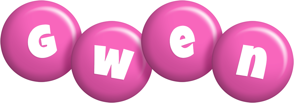 Gwen candy-pink logo