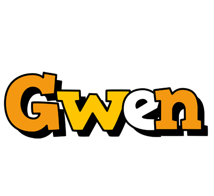 Gwen cartoon logo