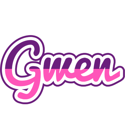 Gwen cheerful logo