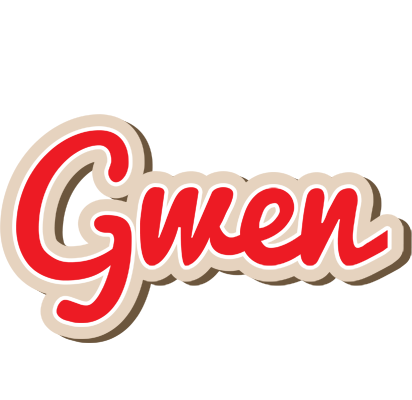 Gwen chocolate logo