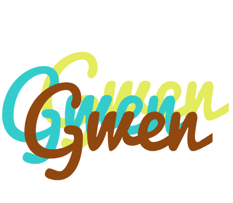 Gwen cupcake logo