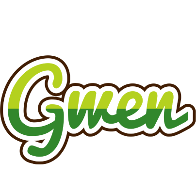Gwen golfing logo