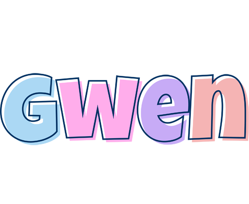 Gwen pastel logo