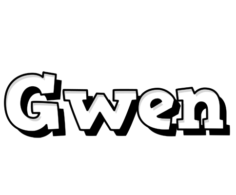 Gwen snowing logo