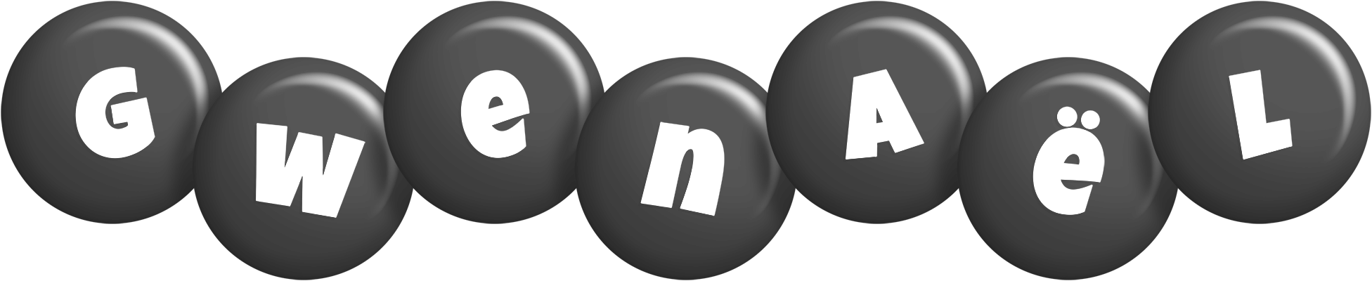 Gwenaël candy-black logo