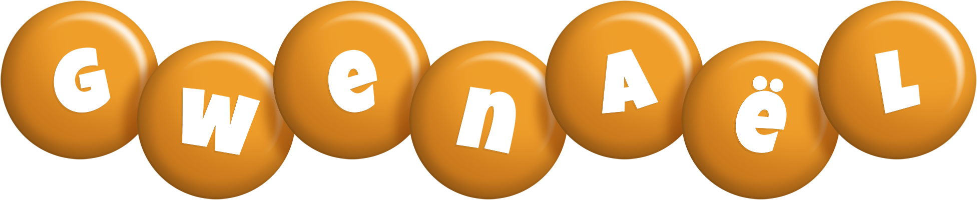 Gwenaël candy-orange logo