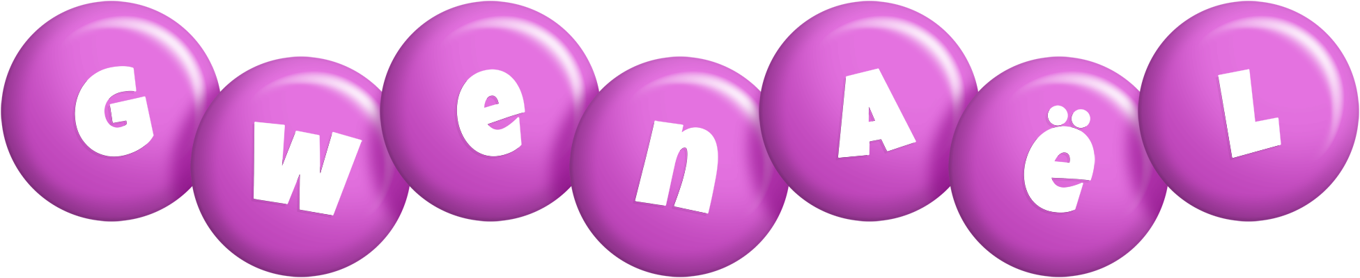 Gwenaël candy-purple logo