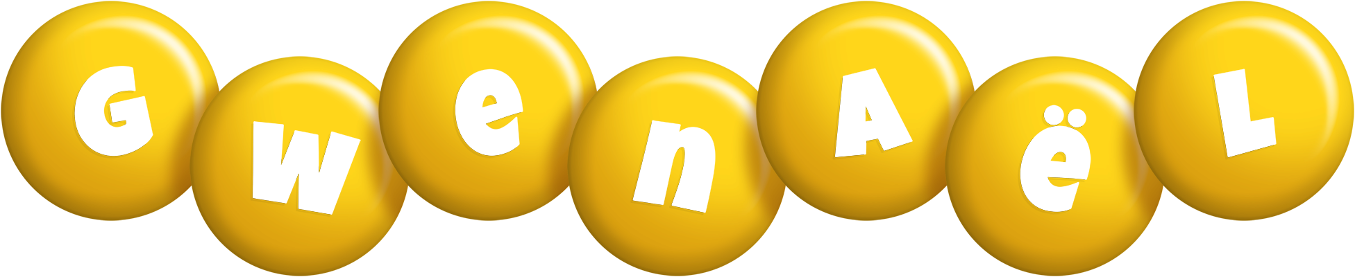 Gwenaël candy-yellow logo