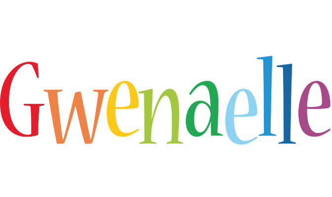 Gwenaelle birthday logo